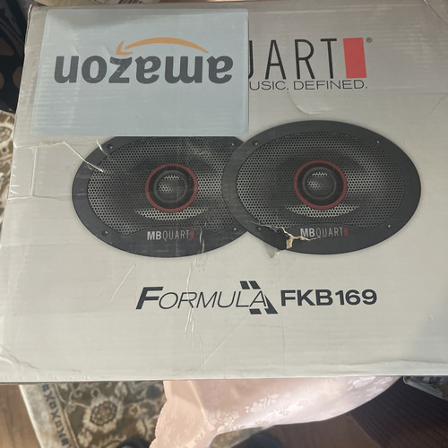 (2) MB QUART FKB169 6x9" 300 Watt Car Speakers+(2) 3.5" 140 Watt Speakers - Picture 1 of 2
