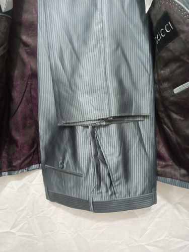 Gucci Vintage Striped Suit Set -Classic Formal Wear - Picture 9 of 12