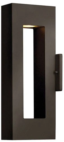 Atlantis 16" High Bronze Integrated LED Outdoor Wall Light - Picture 1 of 7