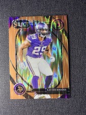 Panini 2024 Select Club Level Xavier Rhodes #201 Copper Shock Prizm /299 Vikings