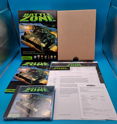 PC Spiel Battlezone Activision 1998 deutsch Big Box OVP CIB sehr gut