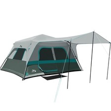 Camping Tent 8 Person Instant Cabin Waterproof Easy Setup Green Tents