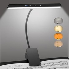 Professional 47 LED Rechargeable Music Stand Light - Eye Caring Clip on Piano 1