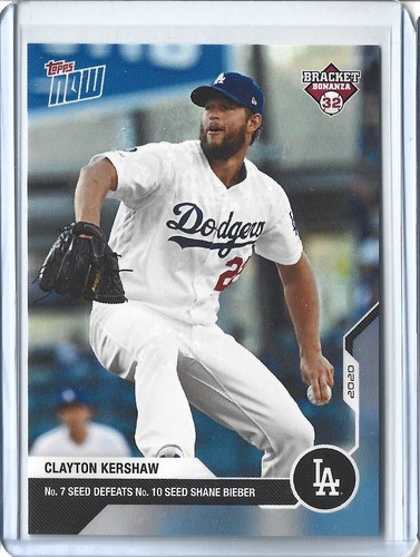 2020 Topps Now BB1-23 Clayton Kershaw