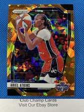 2024 #56 Ariel Atkins Panini Prizm WNBA Orange Ice Prizm Mystics