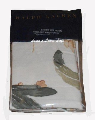 RALPH LAUREN Olivia Josefina Floral STANDARD SHAM CREAM $130
