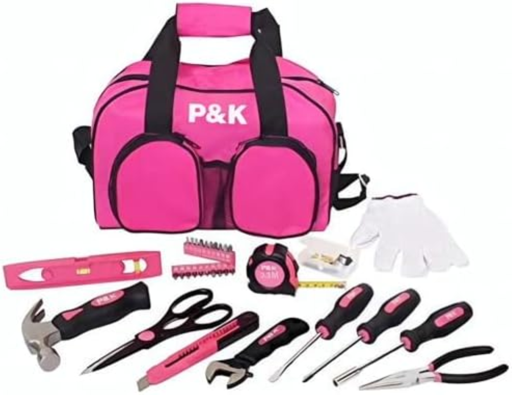 77 teiliges Werkzeugset Rosa