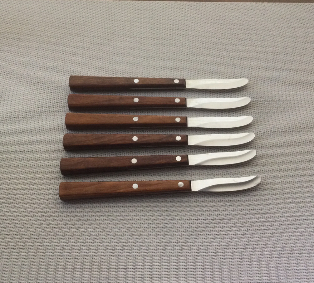 Set of 6 Rare 1940’s WearEver 6171S (PreCUTCO)Straight Edge Steak