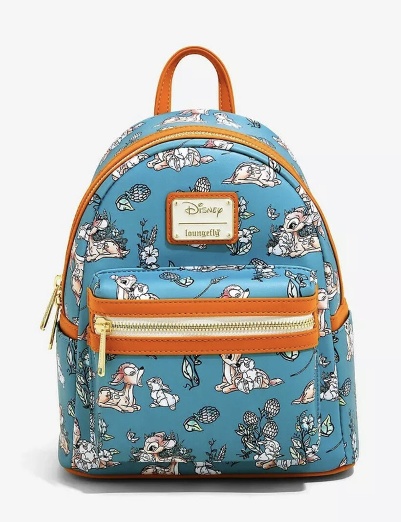 【Lounge Fly】Bambi and Flower Springtime Mini Backpack Loungefly Bambi Springtime Mini Backpack| Toy Fiends