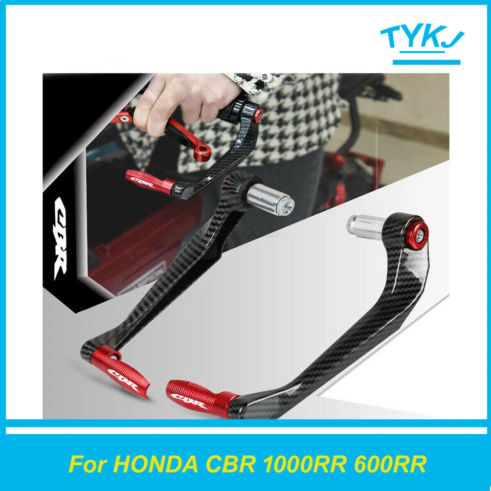 Handlebar Bar End For HONDA CBR 1000RR 600RR Brake Clutch Levers Guard Protector Foto 2 de 4