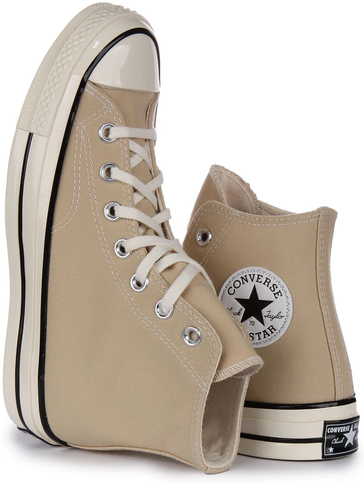 CONVERSE A03446C Chuck 70 High Top Cordones Zapatillas Unisex Arena GB 4-12 Foto 4 de 4