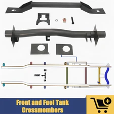 Front and Rear Fuel Tank Support Crossmember Fit For 99-2006 Chevrolet Silverado