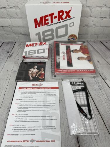 MET-RX 180 WORKOUT (2012, 12 DVD) TRANSFORMING EVERY BODY CALIPERS NEW - Picture 1 of 5