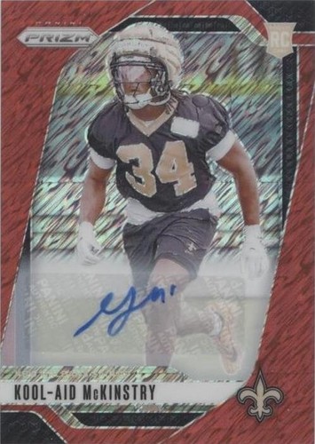 2024 Panini Prizm - Rookies Kool-Aid McKinstry #363 Red Shimmer Prizm Auto 21/35