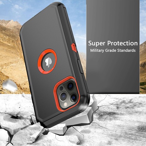 Funda protectora a prueba de golpes para teléfono iPhone 12 Pro 12 Pro Max + vidrio templado - Imagen 12 de 24