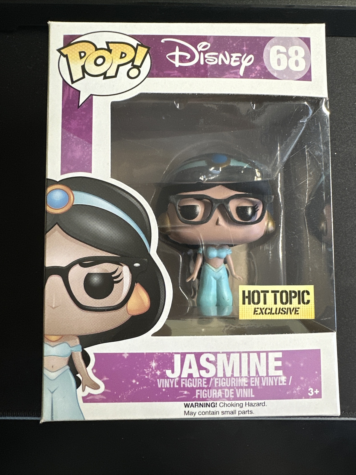 Funko Pop! Vinilo: Disney - Jazmín (Con Gafas) (Nerd) - Tema Candente...
