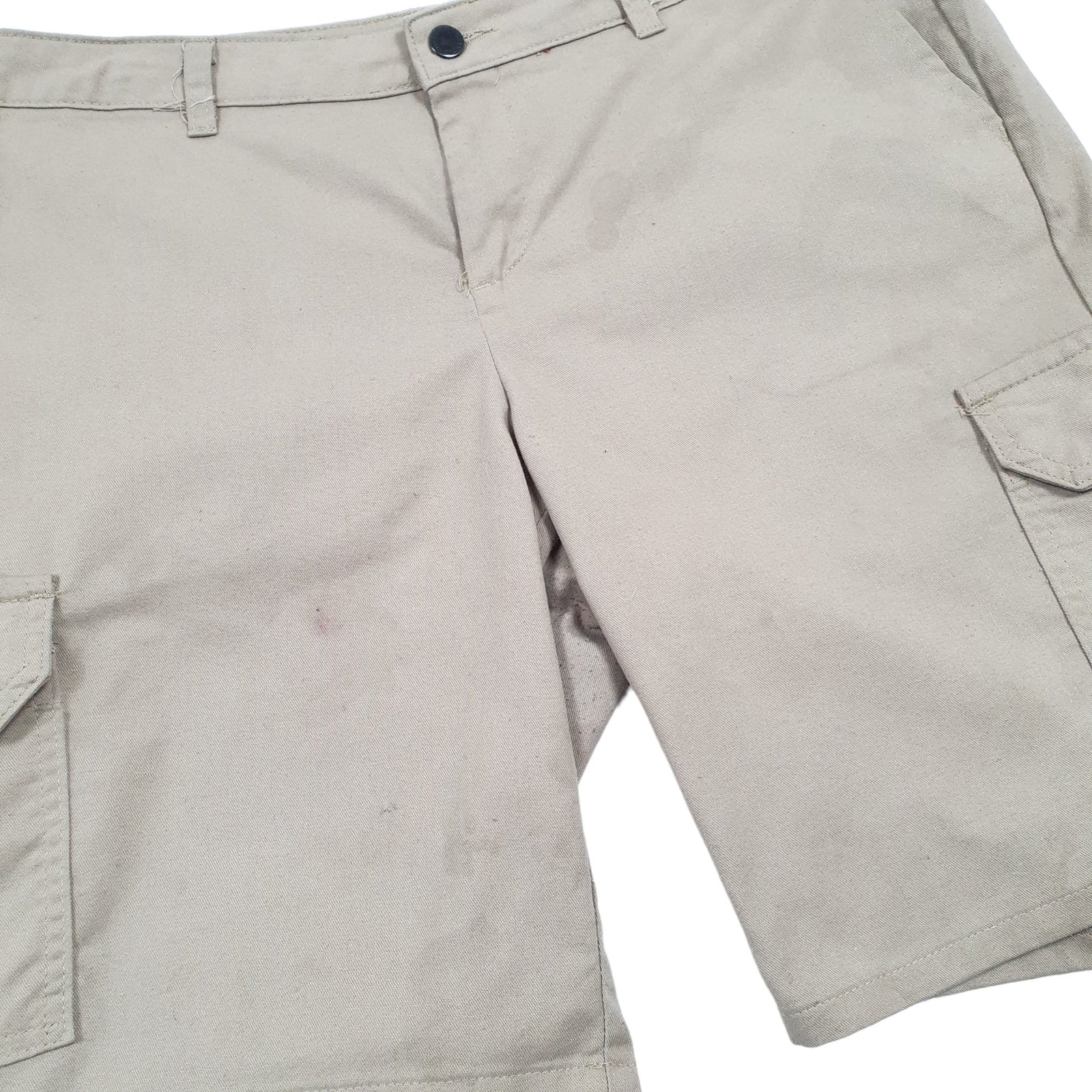 DICKIES Beige Cargo Workwear Shorts Womens image 4