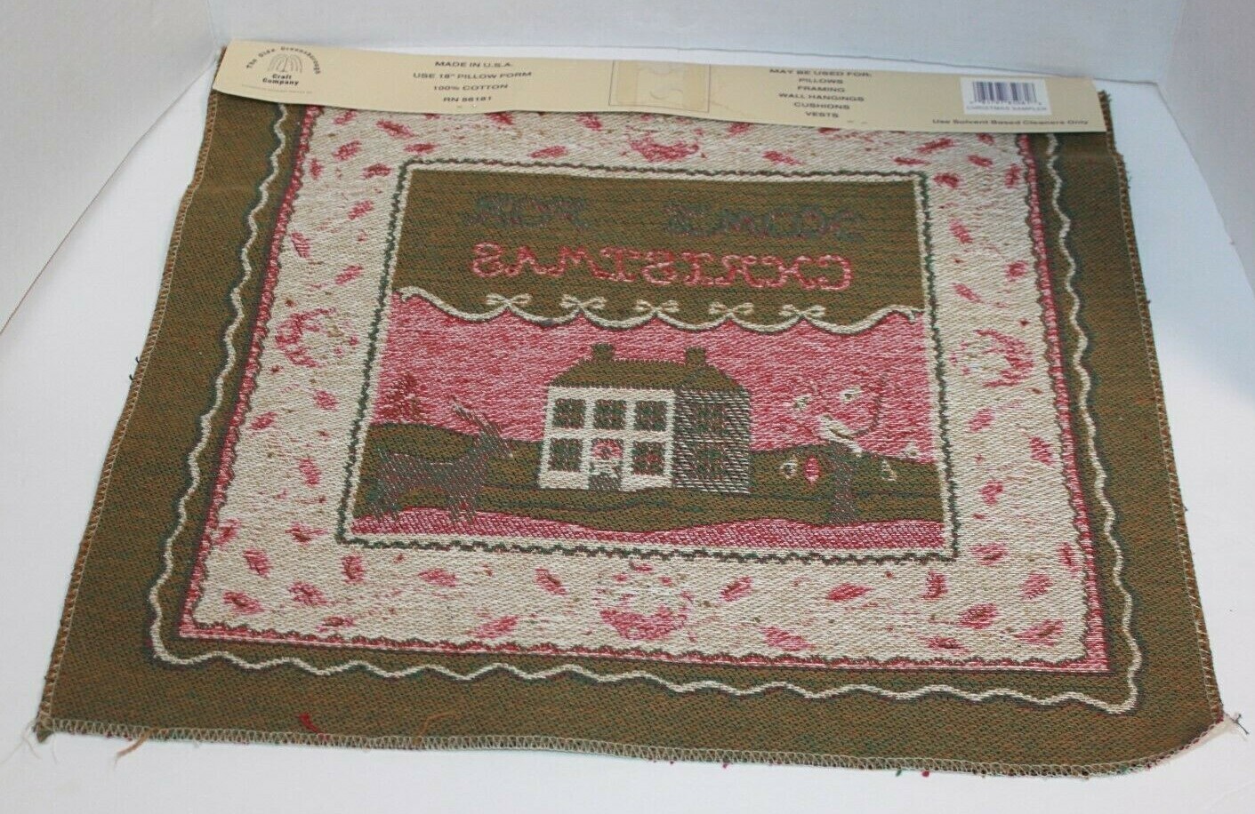 Olde Greensborough Craft Tapestry Home For Christmas eBay