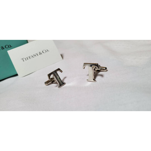 TIFFANY&CO Tiffany x Toyota T Logo Cuff links Initial Emblem 