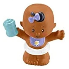 Replacement Baby Figure for Little-People 1-2-3 Babies Playdate African-American