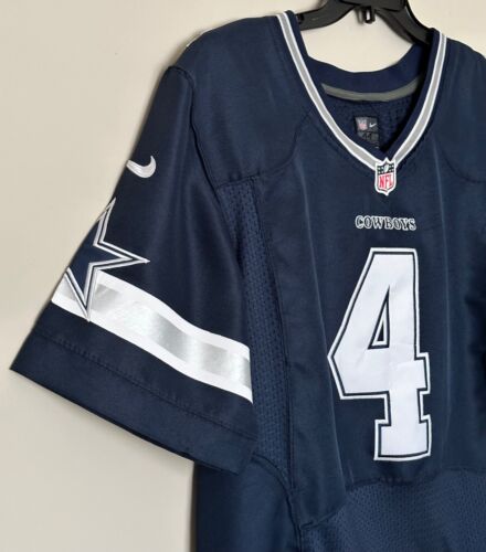 Maglia calcio Nike Dak Prescott #4 Dallas Cowboys taglia 44 (grande) numeri CUCITI - Foto 3 di 10