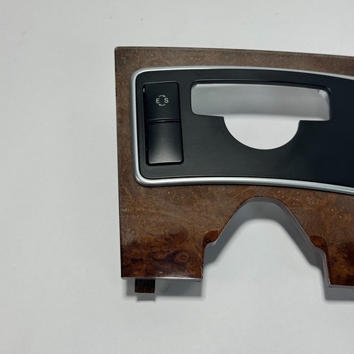 10-13 MERCEDES E350 CENTER CONSOLE SWITCH TRIM BEZEL WOOD 212-680-29-07 OEM - Picture 3 of 11