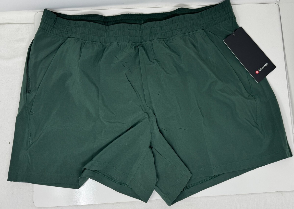 Lululemon Pace Breaker Short 5” Linerless LGYG Legacy Green Size