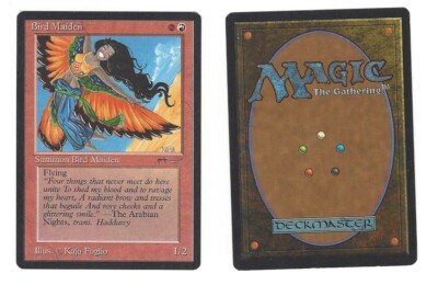 BIRD MAIDEN, NM CONDITION, MAGIC: THE GATHERING, MTG ARABIAN NIGHTS SET