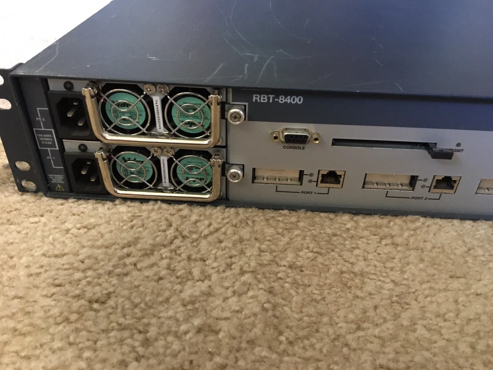 ENTERASYS RBT-8400 ROAMABOUT 4 PORT GIGABIT WIRELESS MANAGED SWITCH, WORKING - Image 3 of 4