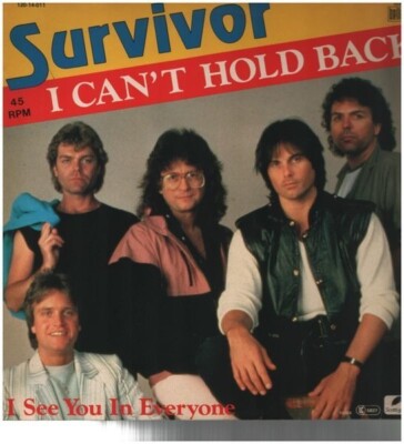 Survivor I Cant Hold Back Vinyl Single 12inch Scotti Bros. Records