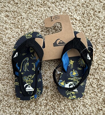 Quiksilver Toddler Boys Molokai Sandals Size US 7 