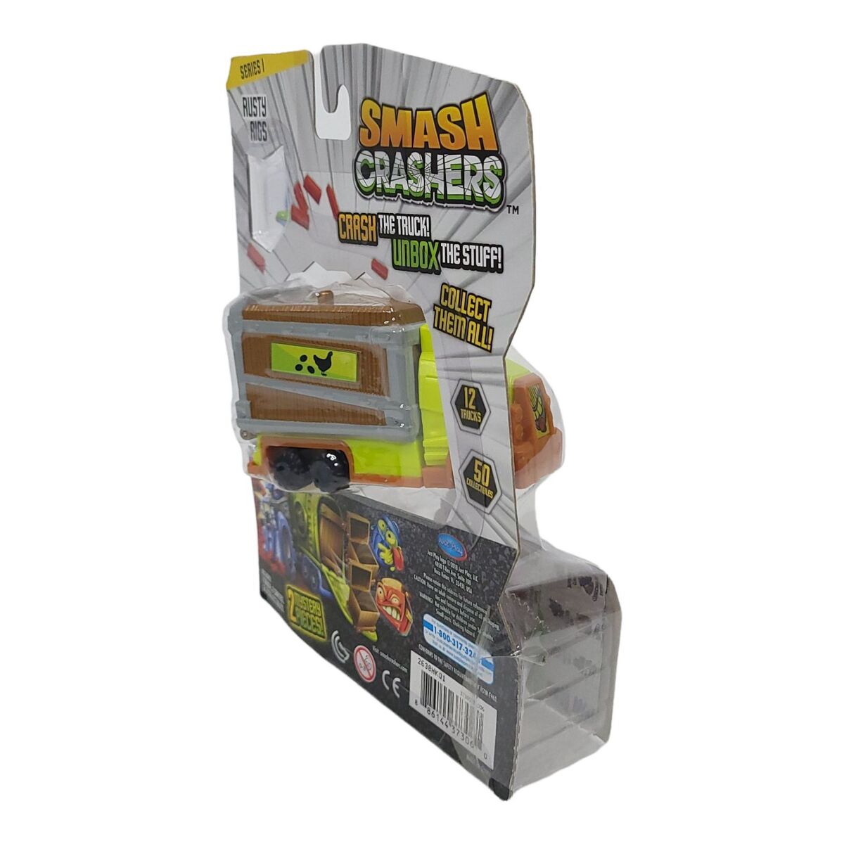 Just Play Smash Crashers Rusty Rigs Series 1 Crash The Truck Unbox The Stuff