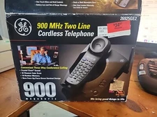 GE (26925GE2) 900MHz Black Cordless Telephone Digital Answering Machine