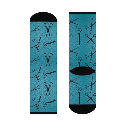 Hair Stylist Dresser Socks Unisex One Size Mid-Calf Crew | Stretchy Comfortable - Picture 5 of 5