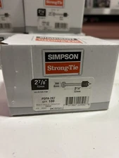 Simpson Strong-Tie PDPA-287 2-7/8" x .157 POWDER ACTUATED Drive Pins Box of 100