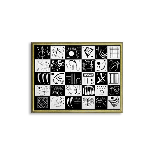 Impresión sobre papel sobre lienzo o imagen con marco Wassily Kandinsky Trente - Imagen 1 de 9