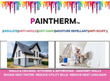 PAINTHERM PRO Damp Seal Paint Mould & Stain Blocker  White Black Grey & Magnolia