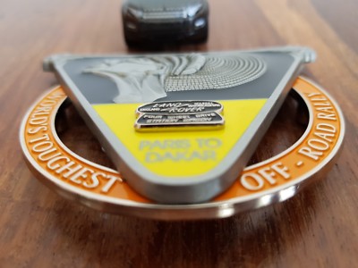 Land Rover Rallye Grill Badge Emblem Paris Dakar Badge für Land Rover