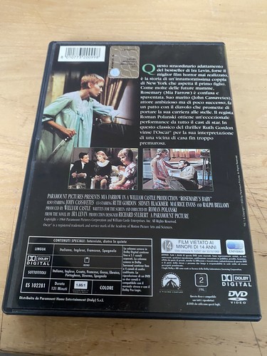 EBOND rosemary's baby DVD - Foto 2 di 3