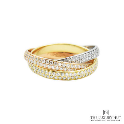 Vintage Cartier Classic 1,35ct Diamant Trinity Ring - siehe vollständige Beschreibung unten