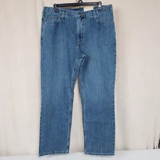 Carhartt Men's Holter Jean Relaxed Fit Frontier Blue Denim 101483 980