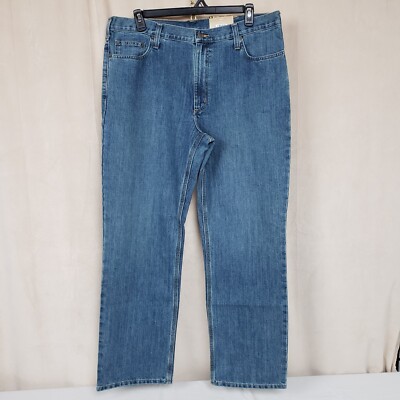 Carhartt Men's Holter Jean Relaxed Fit Frontier Blue Denim 101483 980