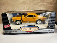 American Muscle 1970 Boss Mustang W Shaker Hood 118scale Die Cast Metal