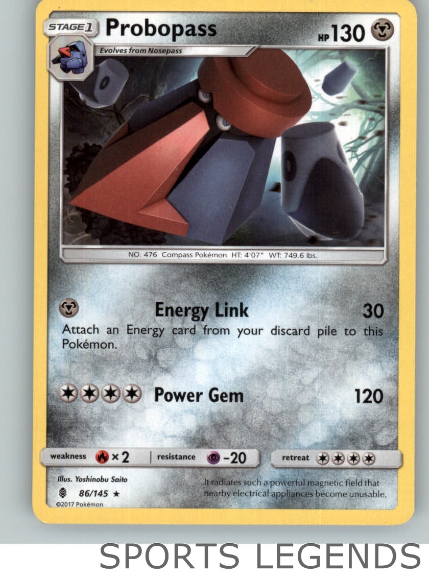 2017 pokemon Guardians Rising rare Probopass 86/145