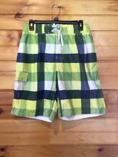 Mossimo Swim Trunks Men  s Size Medium Multicolor Stripe Drawstring Board Shorts