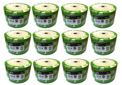 600 Arita Ritek White Inkjet Printable Blank CD-R 52x CD Discs 700MB 80 minute