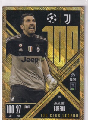 Topps Match Attax CL Extra 24/25 No. 340 Gianluigi Buffon Club 100 Legend