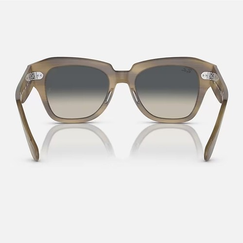 OCCHIALE DA SOLE RAYBAN DONNA RB 2186 STATE STREET 140571 49 NUOVO - Foto 3 di 3