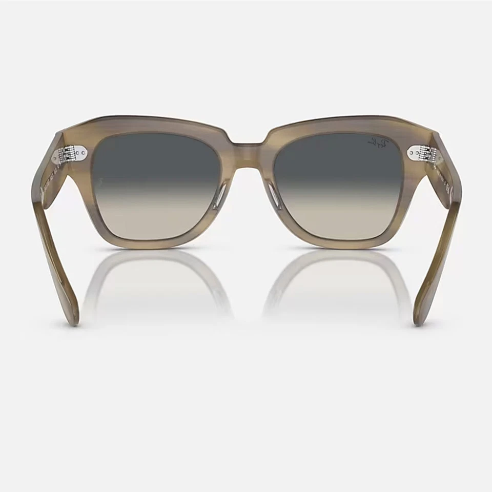 OCCHIALE DA SOLE RAYBAN DONNA RB 2186 STATE STREET 140571 49 NUOVO - Immagine 3 di 3