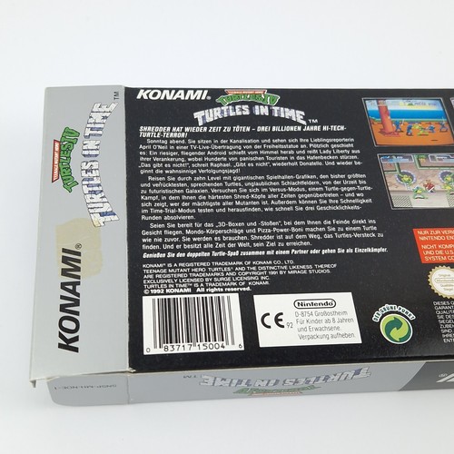 Super Nintendo Spiel : Teenage Mutant Hero Turtles IV Turtles in Time - SNES OVP - Bild 8 von 19